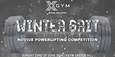 Imagem principal do evento Winter Grit Novice Powerlifting Competition