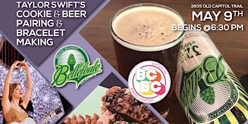 Hauptbild für Taylor Swift Cookie & Beer Pairing, Bracelet Making Workshop at Bellefonte