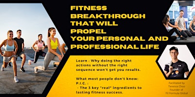 Hauptbild für Fitness  Breakthrough that propel  Your Personal  and Professional Life