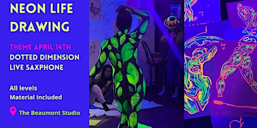 Neon Life Drawing & LIVE Music primary image