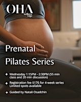 Primaire afbeelding van Prenatal Pilates 4-week series