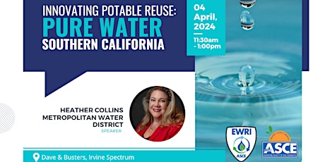 EWRI & Branch: Innovating Potable Reuse: Pure Water Southern California