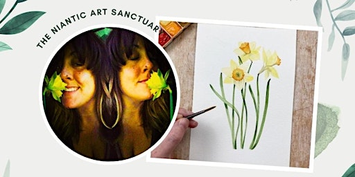 Imagen principal de Watercolor Daffodil Workshop: Earth day Edition