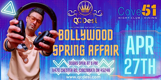Imagem principal do evento Cincinnati's Bollywood Spring Affair by DJ ALFAA