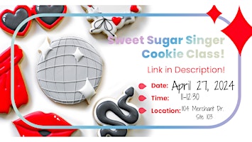 Primaire afbeelding van Taylor Swift Inspired Sugar Cookie Decorating Class