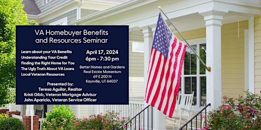 Immagine principale di VA Homebuyer Benefits and Resources Seminar 