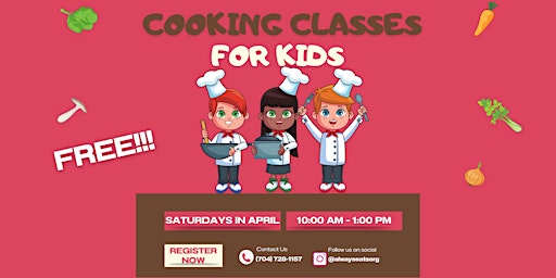Imagem principal do evento Free Kids Cooking Class in Charlotte_4.27.24