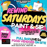 Rewind Saturdays Paint & Sip primary image