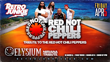 Primaire afbeelding van RED NOT CHILI PEPPERS (RHCP Tribute) + ELYSIUM (Nirvana Tribute)