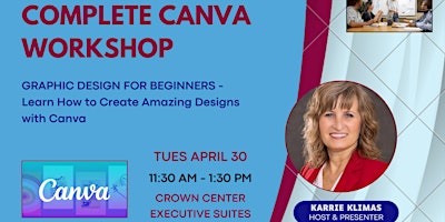 COMPLETE CANVA WORKSHOP:  Learn How to Create Amazing Graphics with Canva primary image