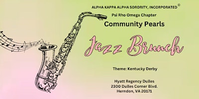 Hauptbild für 2024 Community Pearls Jazz Brunch