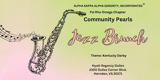 Imagem principal do evento 2024 Community Pearls Jazz Brunch