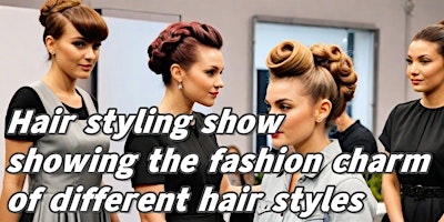 Primaire afbeelding van Hair styling show, showing the fashion charm of different hair styles