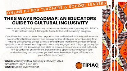 THE 8 WAYS ROADMAP: AN EDUCATORS GUIDE TO CULTURAL INCLUSIVITY