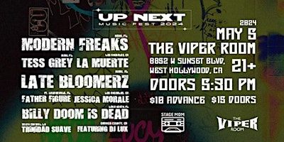 Up Next Music Fest takes on The Viper Room primary image