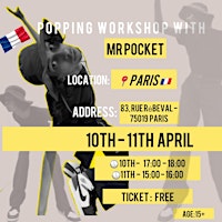 Imagen principal de Popping workshop with Mr Pocket