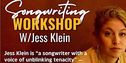 Imagem principal do evento Songwriting Workshop with Jess Klein