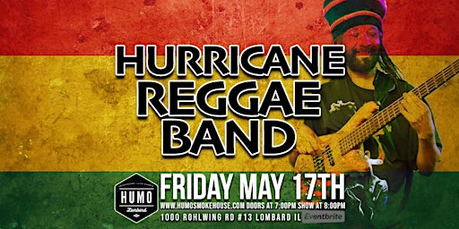 Imagem principal do evento Hurricane Reggae Band @ Humo Smokehouse
