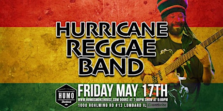 Primaire afbeelding van Hurricane Reggae Band @ Humo Smokehouse