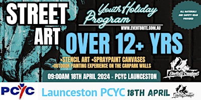 Primaire afbeelding van Over 12yrs Street Art Workshop At PCYC By Elev8edCreations