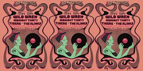 A&J Presents: Midnight Thirty, Wild Wren, Tigers, The Klinks