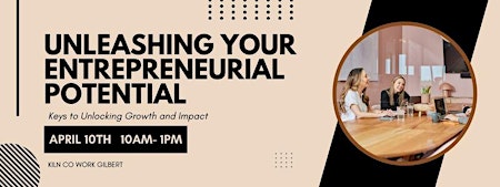 Imagem principal do evento Unleashing Your Entrepreneurial Potential