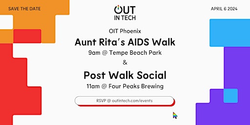 Imagem principal do evento Out in Tech Phoenix AIDS Walk & Four Peaks Brewing Company