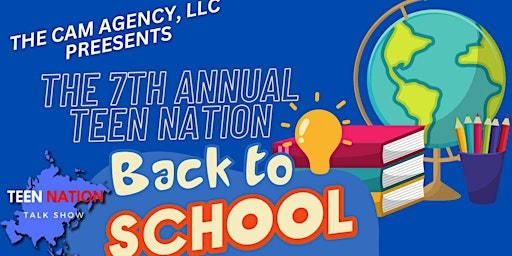Primaire afbeelding van The 7th Annual Teen Nation Back To School-Health & Wellness JamFest