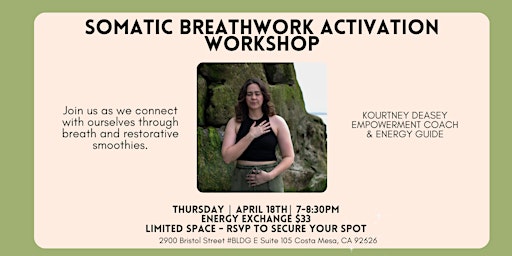 Imagem principal do evento Somatic Activation Breathwork Workshop