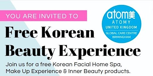 Korean Beauty and Health Experience, free gift and free refreshments primary image