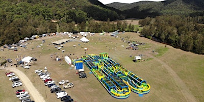 Biggest Inflatable family adventure! Tuff Nutterz Glenworth Valley primary image