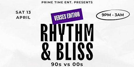 Rhythm & Bliss - VERSES EDITION @ LRD