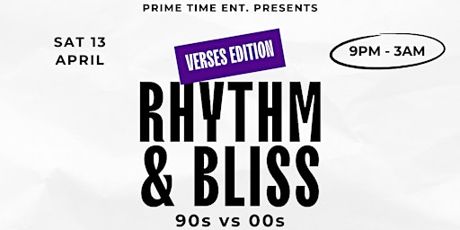 Rhythm & Bliss - VERSES EDITION @ LRD primary image