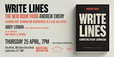 Hauptbild für WRITE LINES - ANDREW EMERY with ANDY COWAN, ROB PURSEY and SUPERIX