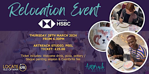 Primaire afbeelding van Artreach Relocation Event, Supported by HSBC Bank