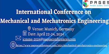International Conference on Mechanical and Mechatronics Engineering