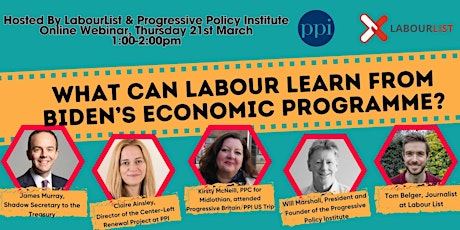 Imagem principal do evento What can the Labour Party learn from  Biden's economic programme?