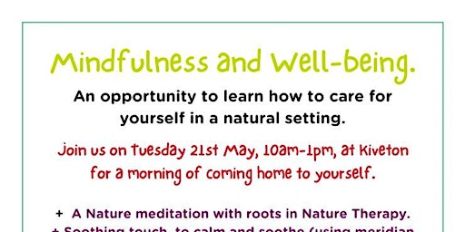 Mindfulness and Wellbeing in nature.  primärbild