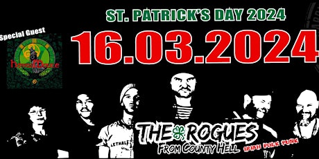 Imagem principal do evento St. Patrick´ s Day: The Rogues from County Hell + Hoves Meute