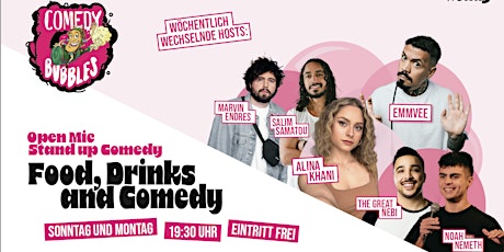 Stand-Up Comedy, Open Mic in Stuttgart mit Food & Drinks