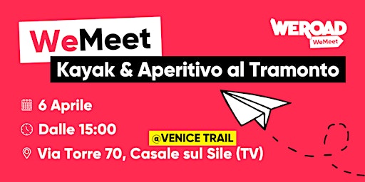 Imagem principal do evento WeMeet I Kayak & Aperitivo al Tramonto