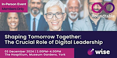 Imagem principal do evento CXO - Shaping Tomorrow Together: The Crucial  Role of Digital  Leadership