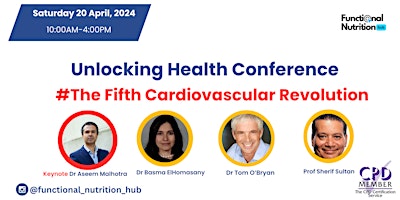 Imagem principal do evento Unlocking Health:The Fifth Cardiovascular Revolution