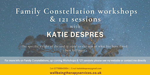 Family  /  Systemic Constellations Workshop with Katie Despres primary image