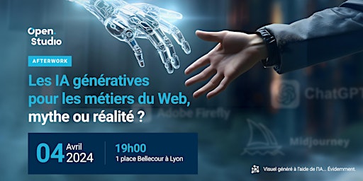 Imagem principal do evento Les IA génératives pour les métiers du web : mythe ou réalité ?
