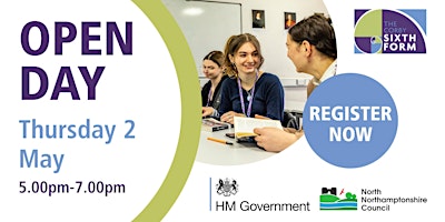 Image principale de The Corby Sixth Form May Open Day | 2 May 2024