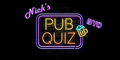 Primaire afbeelding van Nick's Pub Quiz - At The Patch for Gary Street