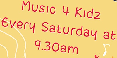 Primaire afbeelding van Music 4 Kidz - Music Classes For 4 to 6 Year Olds - North Leeds
