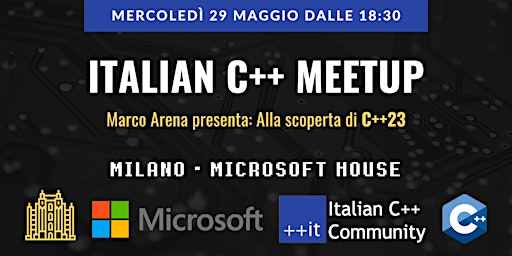 Imagem principal do evento Italian C++ Meetup MILANO