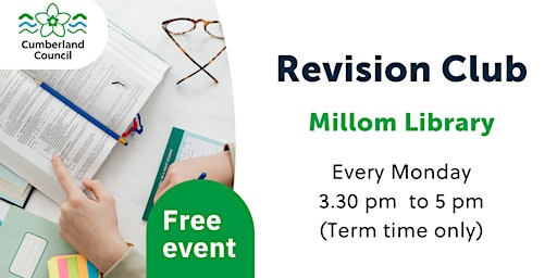 Imagem principal do evento Revision Club  - Millom Library